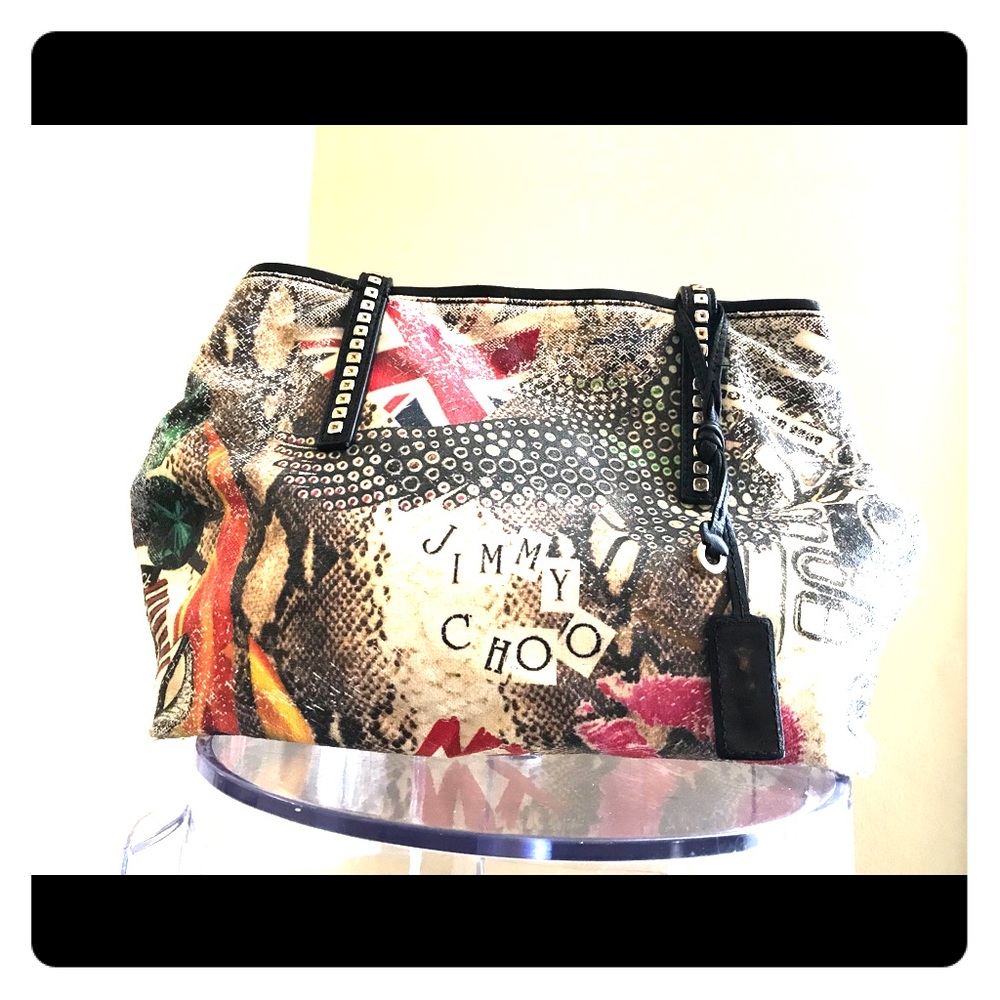AUTHENTIC JIMMY CHOO ‘Project Pep’ TOTE
